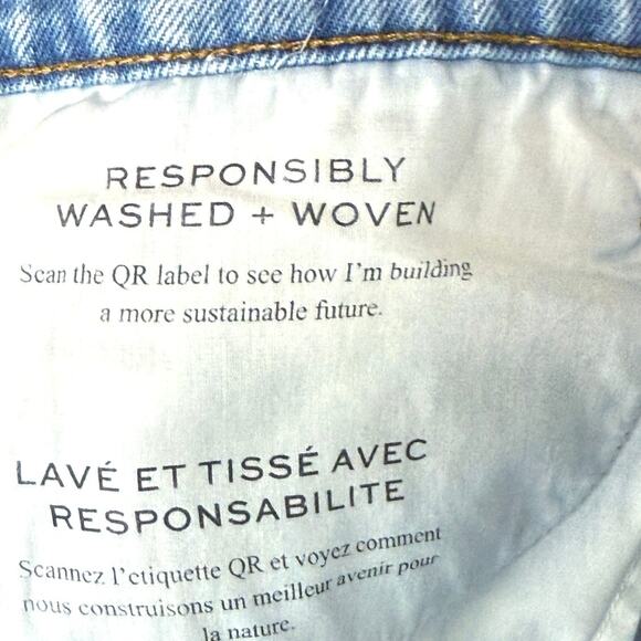 FRAME Le High N Tight Crop Mini Bootcut Jeans Sz 30 Ankle Capri Light Wash - Picture 8 of 8